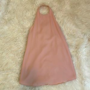 Blush shift dress small